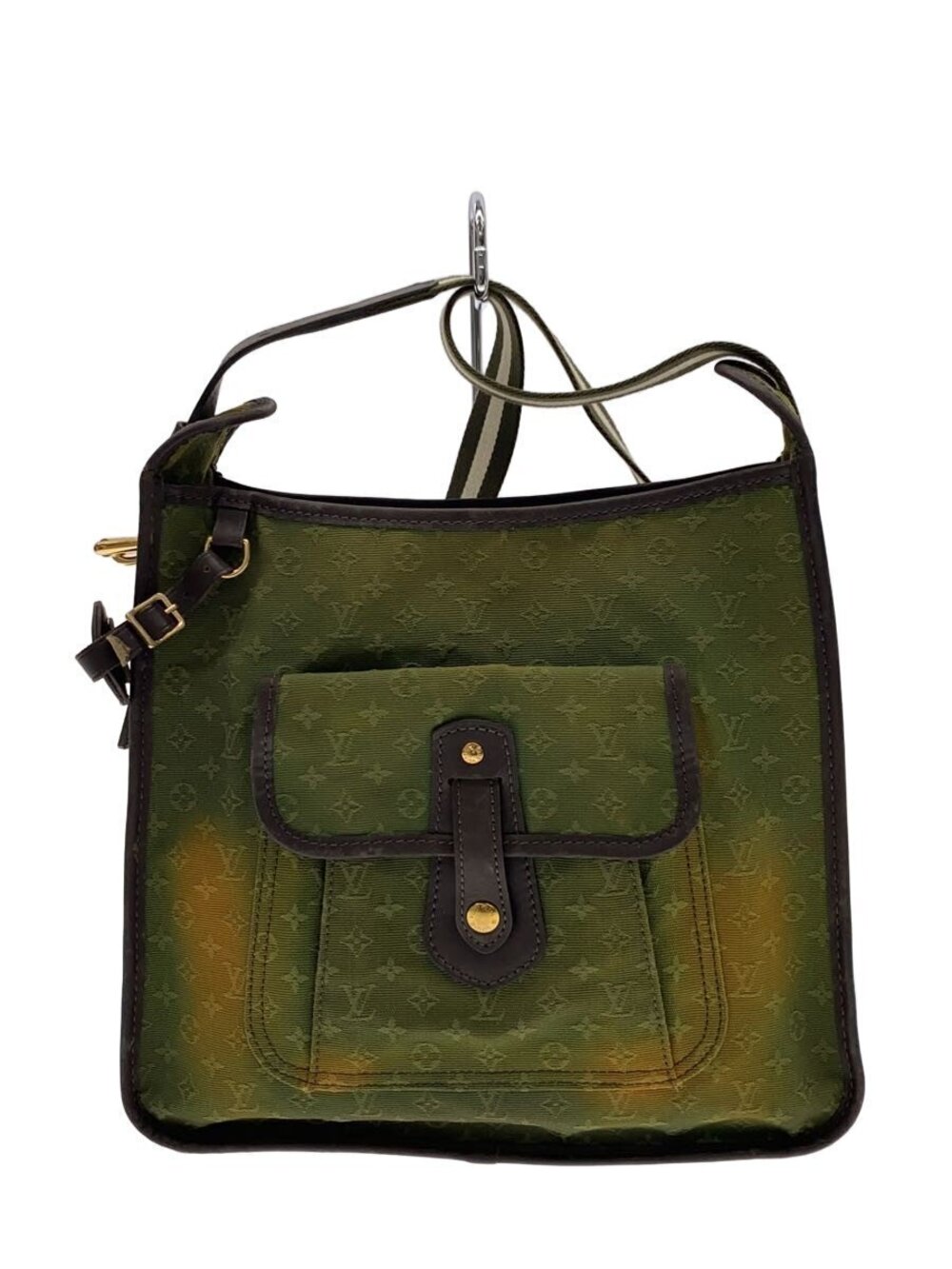 LOUIS VUITTON Bussas Marie Kate Monogram Canvas Khaki